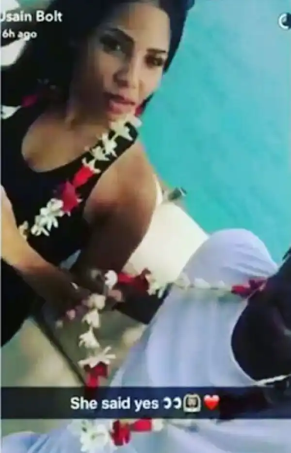 Did Usain Bolt Propose To His Girlfriend? [Photos] 